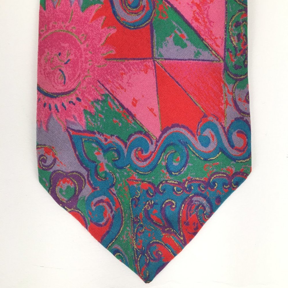 Retro Design Studio Abstract Patterned Neck tie
